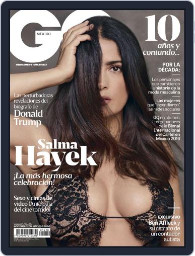 GQ Mexico November 1st, 2016 Digital Back Issue Cover