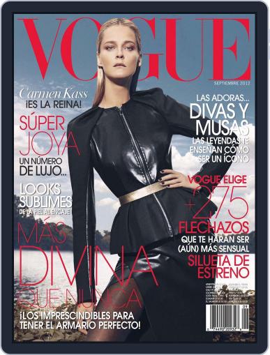 Vogue Latin America August 31st, 2012 Digital Back Issue Cover