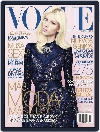 Vogue Latin America November 1st, 2012 Digital Back Issue Cover