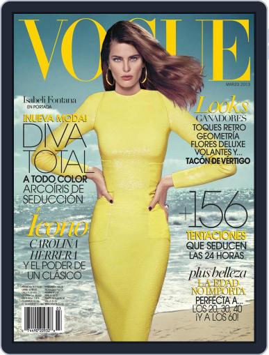 Vogue Latin America March 1st, 2013 Digital Back Issue Cover