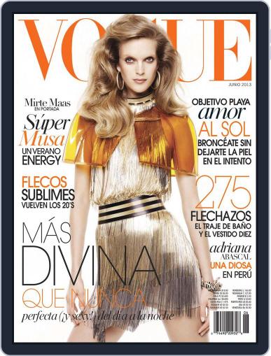 Vogue Latin America June 1st, 2013 Digital Back Issue Cover