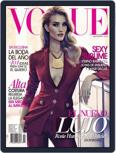 Vogue Latin America November 1st, 2014 Digital Back Issue Cover
