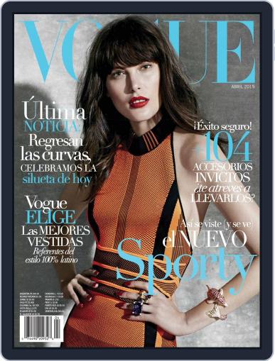 Vogue Latin America April 1st, 2015 Digital Back Issue Cover
