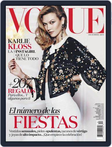 Vogue Latin America December 1st, 2015 Digital Back Issue Cover