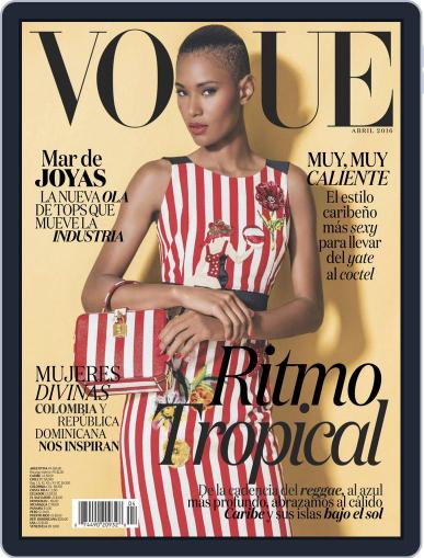 Vogue Latin America April 2nd, 2016 Digital Back Issue Cover