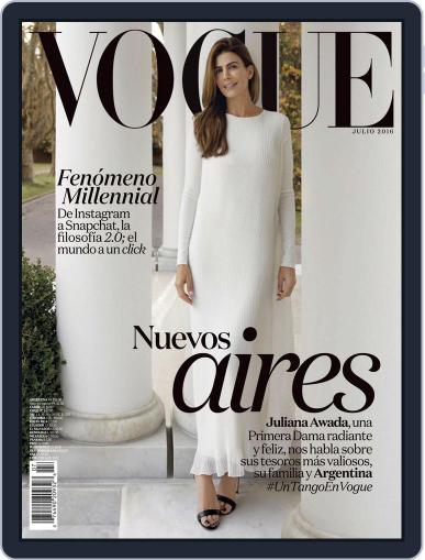 Vogue Latin America July 2nd, 2016 Digital Back Issue Cover