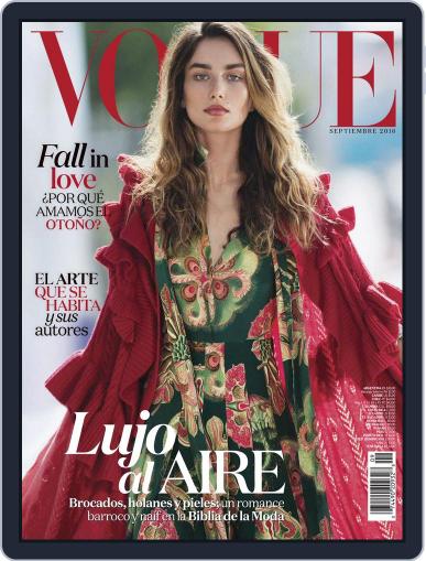 Vogue Latin America September 1st, 2016 Digital Back Issue Cover