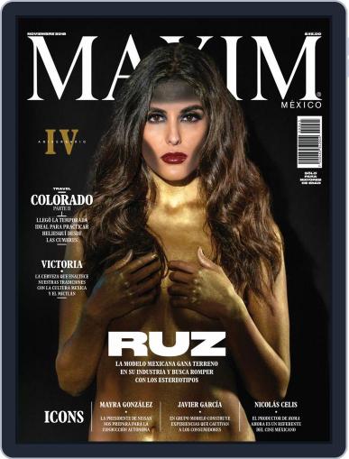 Maxim México November 1st, 2018 Digital Back Issue Cover