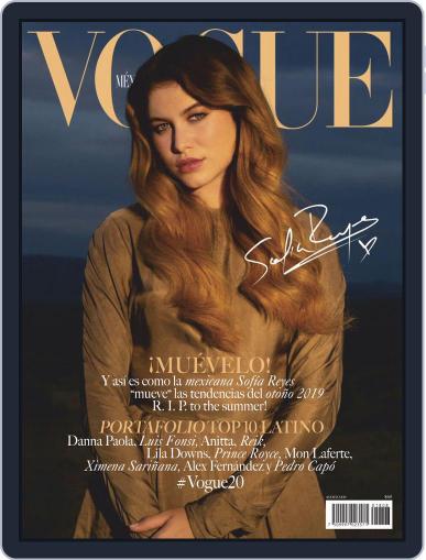 Vogue Mexico August 1st, 2019 Digital Back Issue Cover