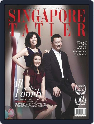 Singapore Tatler June 3rd, 2012 Digital Back Issue Cover