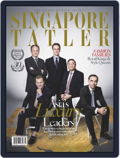 Singapore Tatler October 2nd, 2012 Digital Back Issue Cover