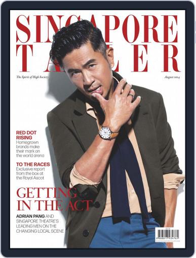 Singapore Tatler August 13th, 2014 Digital Back Issue Cover