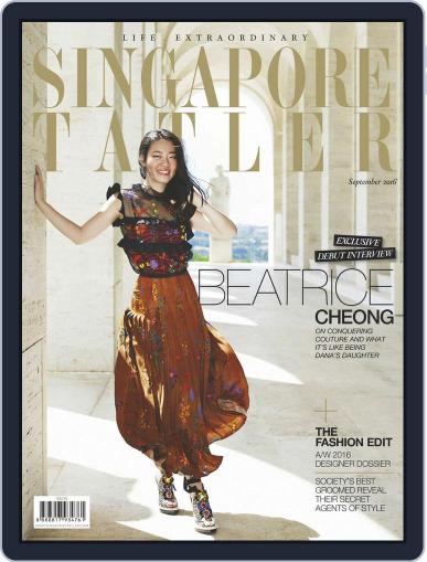 Singapore Tatler September 1st, 2016 Digital Back Issue Cover