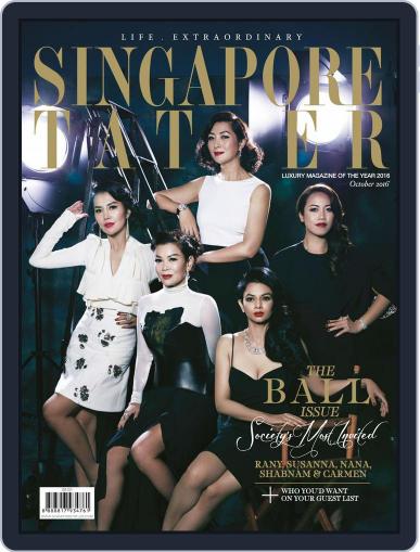 Singapore Tatler October 1st, 2016 Digital Back Issue Cover