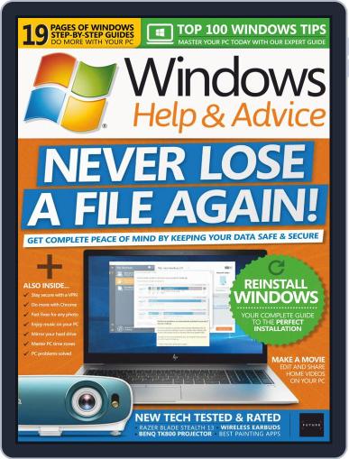 Windows Help & Advice February 1st, 2019 Digital Back Issue Cover
