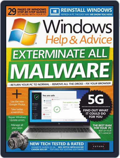 Windows Help & Advice October 1st, 2019 Digital Back Issue Cover