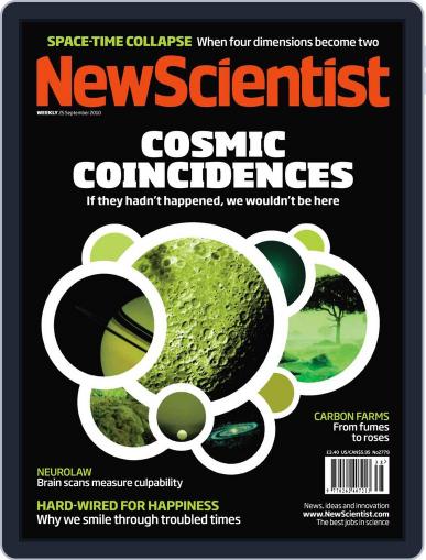 New Scientist September 25th, 2010 Digital Back Issue Cover