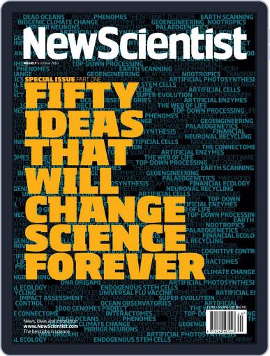New Scientist October 9th, 2010 Digital Back Issue Cover