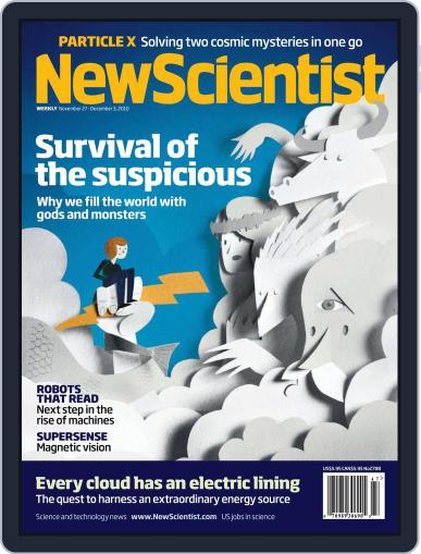 New Scientist November 27th, 2010 Digital Back Issue Cover