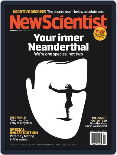 New Scientist December 3rd, 2010 Digital Back Issue Cover