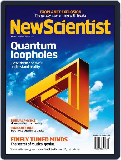 New Scientist February 26th, 2011 Digital Back Issue Cover