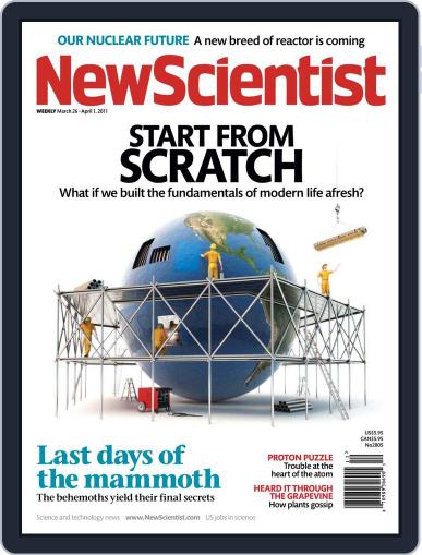 New Scientist March 26th, 2011 Digital Back Issue Cover