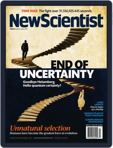 New Scientist April 29th, 2011 Digital Back Issue Cover