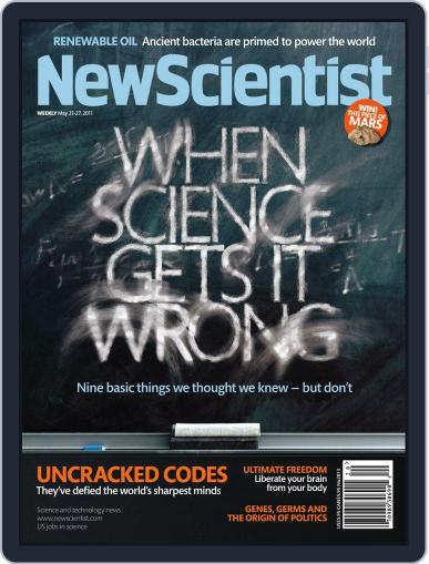 New Scientist May 20th, 2011 Digital Back Issue Cover