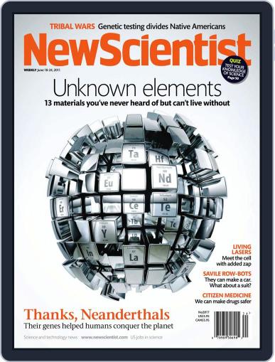 New Scientist June 17th, 2011 Digital Back Issue Cover