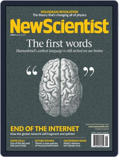 New Scientist July 15th, 2011 Digital Back Issue Cover