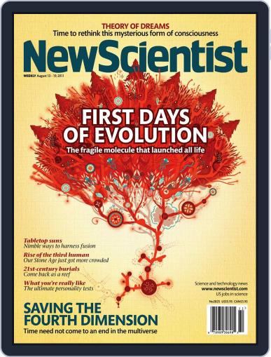 New Scientist August 12th, 2011 Digital Back Issue Cover