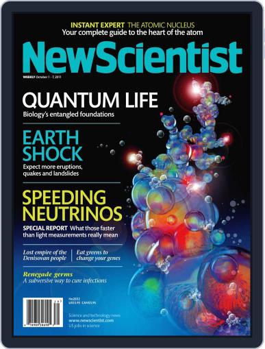 New Scientist September 30th, 2011 Digital Back Issue Cover