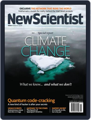 New Scientist October 21st, 2011 Digital Back Issue Cover