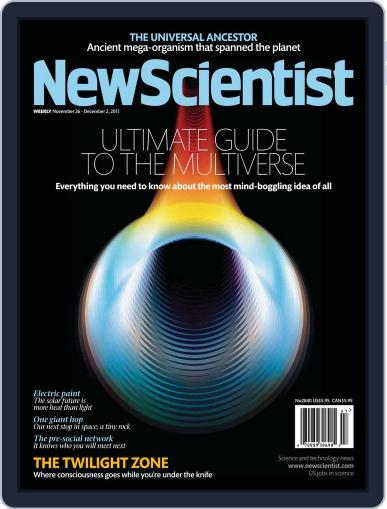 New Scientist November 25th, 2011 Digital Back Issue Cover