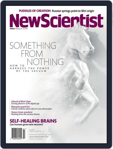 New Scientist February 17th, 2012 Digital Back Issue Cover
