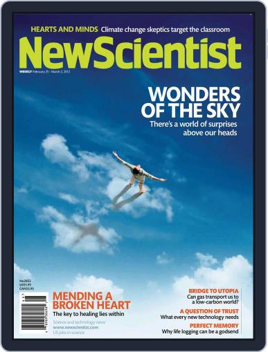 New Scientist February 24th, 2012 Digital Back Issue Cover