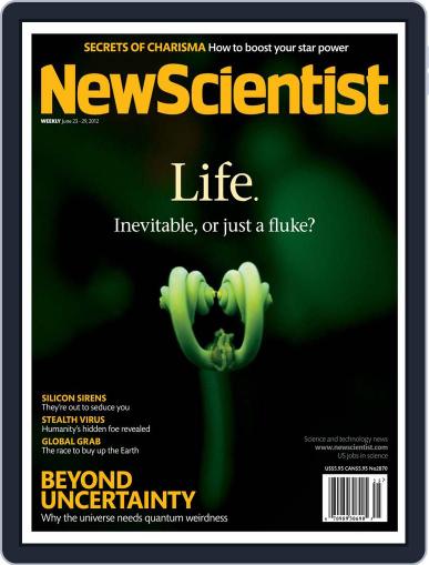 New Scientist June 22nd, 2012 Digital Back Issue Cover