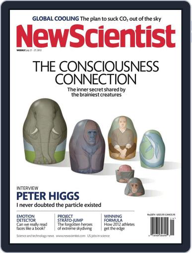 New Scientist July 20th, 2012 Digital Back Issue Cover