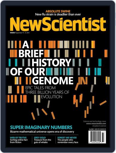 New Scientist September 14th, 2012 Digital Back Issue Cover
