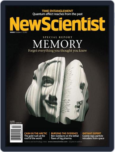 New Scientist October 5th, 2012 Digital Back Issue Cover