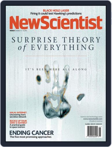New Scientist October 12th, 2012 Digital Back Issue Cover