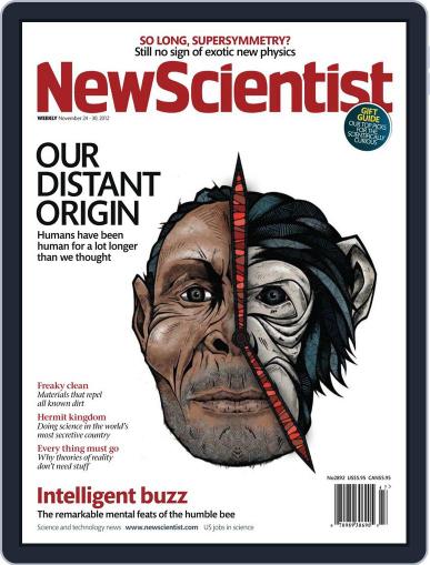 New Scientist November 23rd, 2012 Digital Back Issue Cover