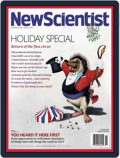 New Scientist December 21st, 2012 Digital Back Issue Cover