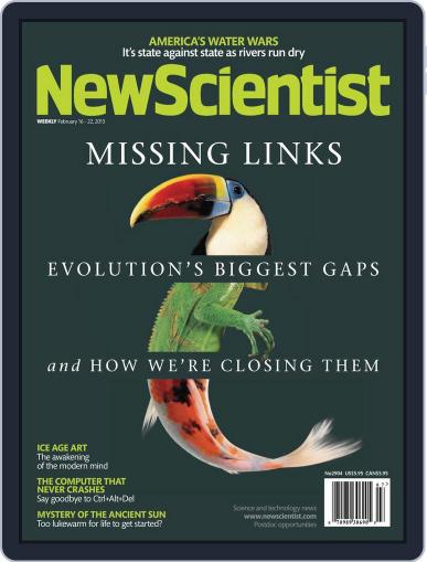 New Scientist February 15th, 2013 Digital Back Issue Cover