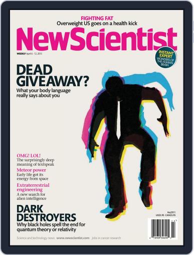 New Scientist April 6th, 2013 Digital Back Issue Cover