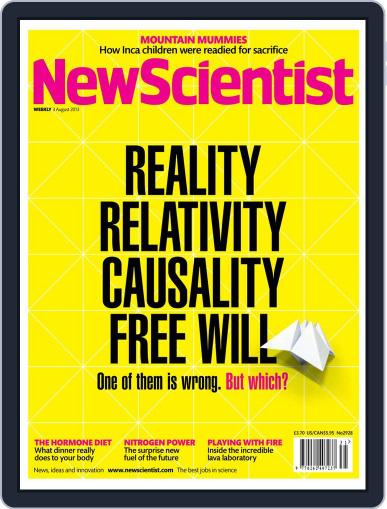 New Scientist August 1st, 2013 Digital Back Issue Cover