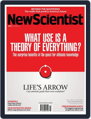 New Scientist October 11th, 2013 Digital Back Issue Cover