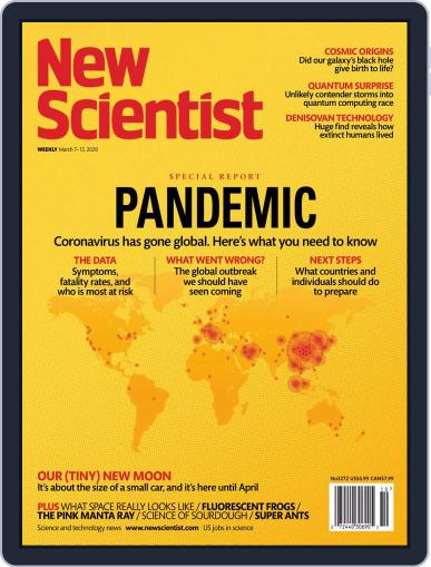 New Scientist March 7th, 2020 Digital Back Issue Cover