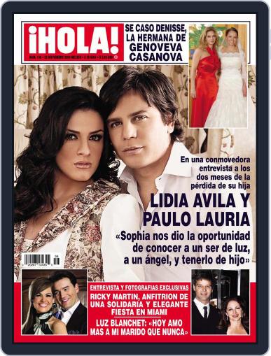 Hola! Mexico November 18th, 2009 Digital Back Issue Cover