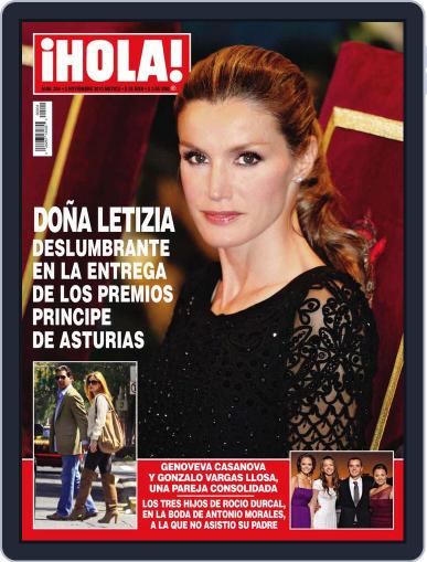 Hola! Mexico October 27th, 2010 Digital Back Issue Cover